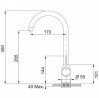 FRANKE Set T30Č OID 611-78 black + FP 9000.071 onyx