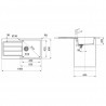 FRANKE Set T78Č S2D 611-100 black + FP 9000.071 onyx