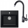 FRANKE Set T25Č SID 610 black + FP 9000.071 onyx