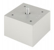 StrongLegs furniture leg FP002, 50mm, gray RAL 9006