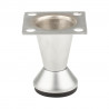StrongLegs furniture leg FS002, 80Rmm, matt chrome