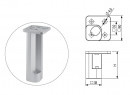 StrongLegs furniture leg FP005, 100Rmm, shiny chrome