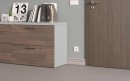 Worktop edge tape without glue U763 ST76 Pearl Grey, width 45 mm
