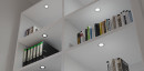 HAL LED spotlight EcoPower Flood 12V 1.7W brushed stainless steel neutral white