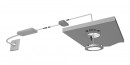 HAL LED spotlight EcoPower Flood 12V 1.7W brushed stainless steel neutral white