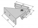 SEVROLL 222650 cabinet floor holder for sloping ceilings