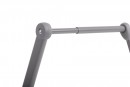 VIBO ASSA 750/1250mm Pull-down wardrobe rail, grey