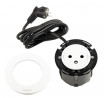 LEGRAND Disq60 recessed socket 1x230V, white + 2m power cable