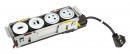 K- LEGRAND Disq'In 2x 230V + 1x USB A/C, HDMI, white/white