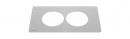 K- LEGRAND Disq'In 1x 230V + 1x USB A/C, black/stainless steel