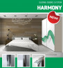 SEVROLL 05886 Harmony II fittings set for two doors 1650 - 2050m, 16-45mm, 60 kg