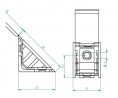 STRONG connecting angle plastic small pine (50)