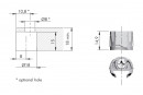 IF-shelf support PK2 PRO 18/19mm for wooden shelves