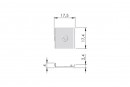 IF-PK2 PRO 18/19 mm shelf support cover, gray