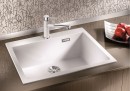 BLANCO 523043 Sink Pleon 8 anthracite InFino without eccentric Silgranit PuraDur