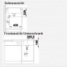 BLANCO 522203 Sink Legra 45 S white without eccentric Silgranit