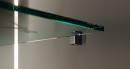 IF-Grace shelf support for glass 8mm, black nickel, 5mm,