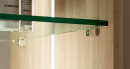 IF-Grace shelf support for glass 5 - 6mm, chrome, 5mm