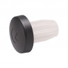 IF-silencer door screw 5mm Bi-material anthracite height 2.5mm