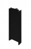 TULIP Gola Snap on vertical profile central 2700 mm black matt