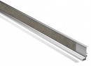 TULIP Gola door J profile with LED 4.1m anodised aluminium