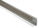 TULIP Gola plug-in C profile with LED 4.1m stainless steel imitation