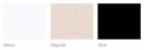 REHAU Accessories guide rail for crystal-line bianco gloss 600/1000 mm