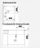 BLANCO 521811 Sink Naya XL 9 anthracite without eccentric Silgranit PuraDur