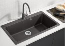 BLANCO 521811 Sink Naya XL 9 anthracite without eccentric Silgranit PuraDur