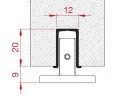 TERNO profile for milling plastic art. 121 3m