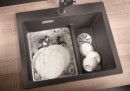 BLANCO 521693 Sink Pleon 6 Split white InFino no eccentric Silgranit PuraDur