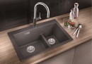 BLANCO 521693 Sink Pleon 6 Split white InFino no eccentric Silgranit PuraDur