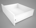FGV slide with side panel H150/450 mm white