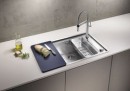 BLANCO 523001 Sink Andano XL 6S-IF Compact stainless steel InFino with eccentric