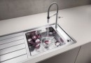 BLANCO 522999 Andano XL 6S-IF InFino stainless steel sink with eccentric