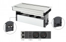VersaFlap dual 2.0, 2x 230V, 2x RJ45, 1x USB A/C, new eloxone connector