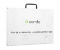 CORDIA Profiles and aluminium frames  - case with colouring