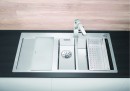 BLANCO 521645 Claron 6 S-IF stainless steel InFino silk gloss sink with handle