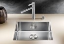 BLANCO 521577 Claron 500-U stainless steel InFino silk gloss sink without handle