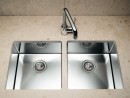 BLANCO 521573 Sink Claron 400-U stainless steel InFino silk gloss without handle