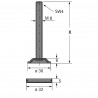 HT 9318259 Adjustable toe kick  bolt M8/70