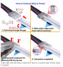 StrongLumio Quick coupler LED strip RGB COB 10mm - cable 4-line 150mm
