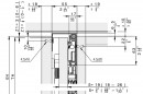 HAWA 31430 Concepta III 25/35 connecting piece upper 55mm, 560mm