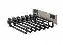 KES Conero side drawer for trousers, 475, 7 hangers, Champagne gold
