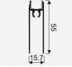 SEVROLL 05967 Gemini 10 bottom cover strip 3m 10mm graphite