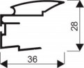 SEVROLL 06053 Alfa II handle bar 16/18 mm, 2.7 m graphite