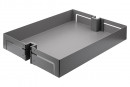 K-VIBO Food container BALL gray bottom/grey full sides 600/1393-1693