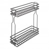 StrongWire double side basket 200mm dark gray alone