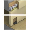 HAWA 23088 Junior 80 Z sliding interior door fittings set up to 80kg 2x damper