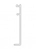 TERNO Solo Vetro cover profile of the upper line 2730/N 6m black